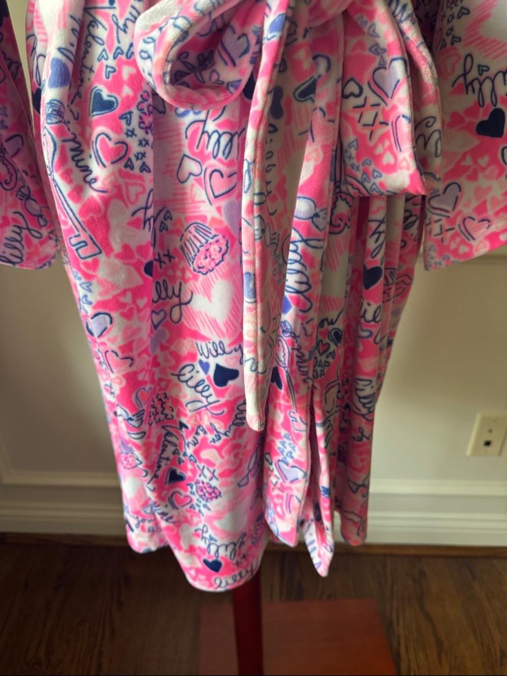Lilly Pulitzer Women’s Pink Printed Wrap Robe XXL - Picture 4 of 14